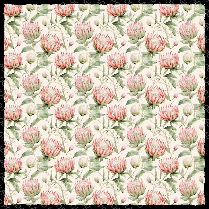 Watercolor Protea